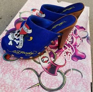 Ed Hardy "Portland" Clogs